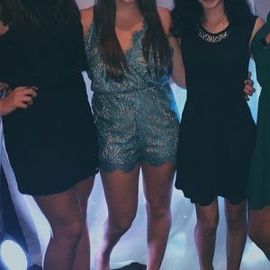 Teal romper